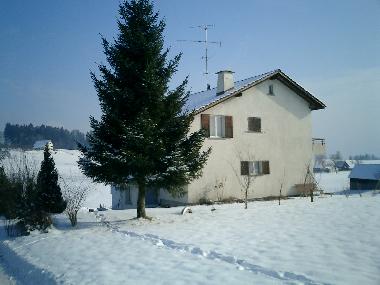 Winterzeit mit Schnee