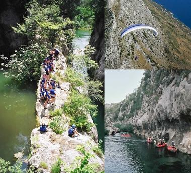 Organisierte Wanderung/Paragliding/Kajakfahrt (ohne Erfahrung!)