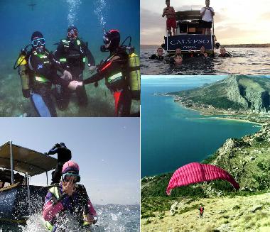 Tauchg�nge bei Duce-Lehrg�nge werden angeboten/Paragliding