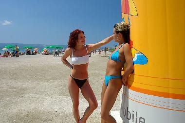 Sandstrand in der N�he