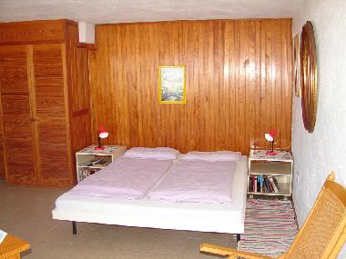 Das Schlafzimmer eines Studios