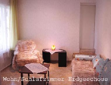 Wohn/Schlafzimmer Erdgescho�