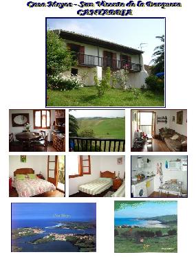Chalet in San Vicente de la Cantabria (Cantabria) oder Ferienwohnung oder Ferienhaus