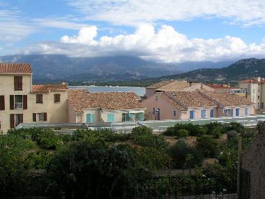Aussicht von der Wohnung aus, keine Strasse in Sicht