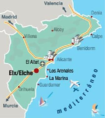 Ferienwohnung in La Marina del Pinet (Alicante / Alacant) oder Ferienwohnung oder Ferienhaus
