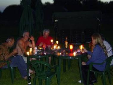 Abends draussen Essen