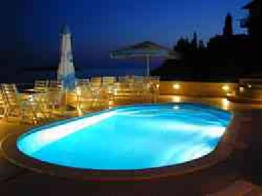 Pool bei der Nacht