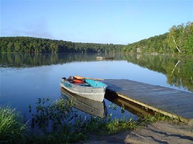 Morgens am See
