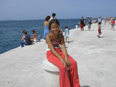 Zadar Promenade und Meeres Orgeln