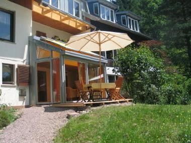 Die Sonne auf der Terasse genie�en k�nnen