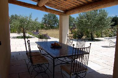 �berdachte Terrasse