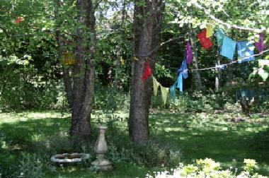Blick auf Garten nach hinten