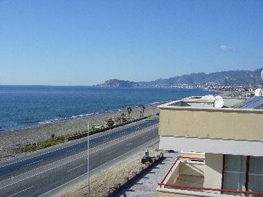 Aussicht vor der Wohnung, Strand direkt vor der Ferienwohnung