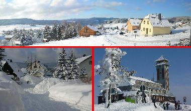 Winter bei uns und auf dem Fichtelberg