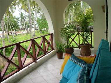 Die privaten Veranda des Masters Zimmer.