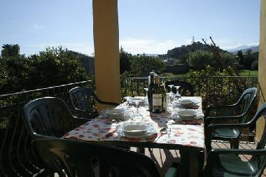 The terrace
