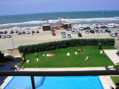 Blick vom Balkon