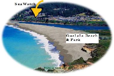Ferienhaus in Gualala (California) oder Ferienwohnung oder Ferienhaus