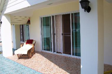 Hier relaxen und genie�en Sie die Aussicht ins weite Land