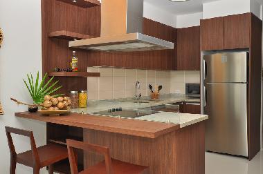 Moderne K�che mit allem Eingeschlossenem, completly neu