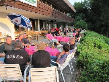 Biergarten der Gastst�tte