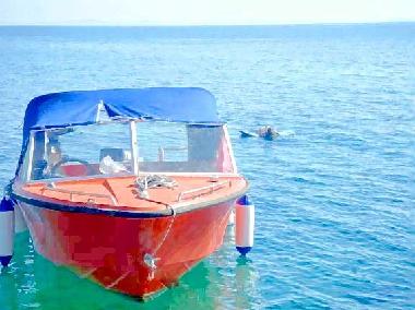 Unser Motorboot f�r Wasserspass