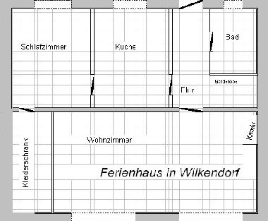 Ferienhaus in Altlandsberg OT Wilkendorf (M�rkisch-Oderland) oder Ferienwohnung oder Ferienhaus