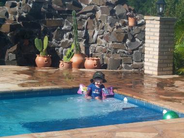 Pool mit Whirlpool