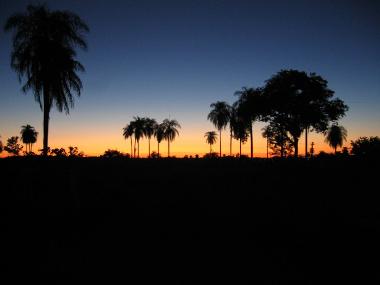 Romantische Stimmung am Abend