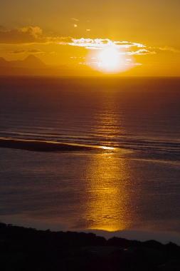 Sonnenaufgang �ber dem Indischen Ozean, Blick von LA VISTA