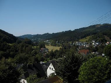 Ausblick vom Balkon
