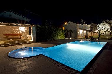 Pool mit Jacuzzi und BBQ-Area 