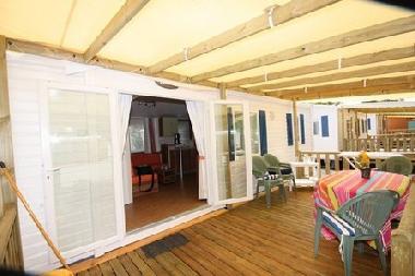 Die Ueberdachte Veranda vom Chalet Super-Titania 8,10 m X 4 m