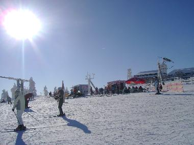Die Pisten sind leicht zug�nglich im Winter.