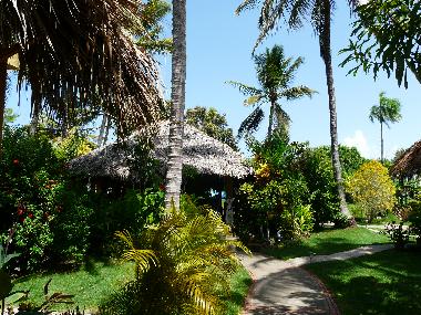 Restaurant mitten im Garten