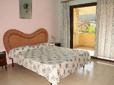 Das Doppelschlafzimmer mit Aircondition