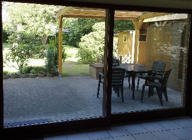 Ausgang auf die �berdachte Terrasse