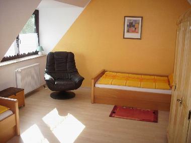 Schlafzimmer mit Einzelbetten