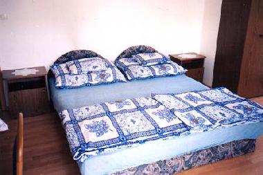 Doppelbett im Wohnzimmer