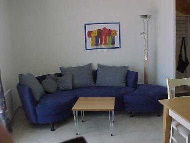 die Sitzgruppe im Wohnzimmer