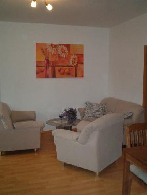 Wohnzimmer mit Sofaecke