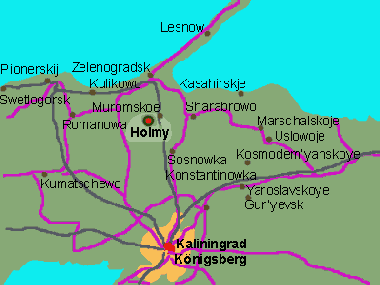 Pension in Holmy (ehem. M�lsen) (Kaliningradskaya Oblast) oder Ferienwohnung oder Ferienhaus