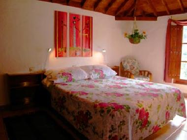 Das Schlafzimmer mit Doppelbett-Ferienhaus  Botazzi