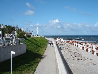 Blick auf Promenade