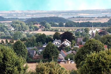 N�belfeld - im Hintergrund die Flensburger F�rde