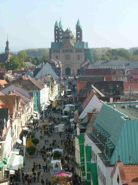 Sicht auf Speyer Innenstadt