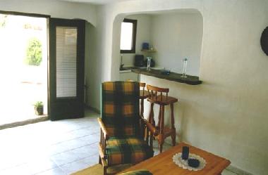 Amerikanische Kche und Eingangsbereich