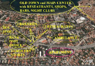 Ferienwohnung in Ohrid (Ohrid) oder Ferienwohnung oder Ferienhaus