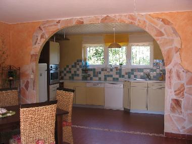 Wohn-E�k�che mit allem Komfort