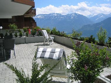 Terrasse mit Teilaussicht